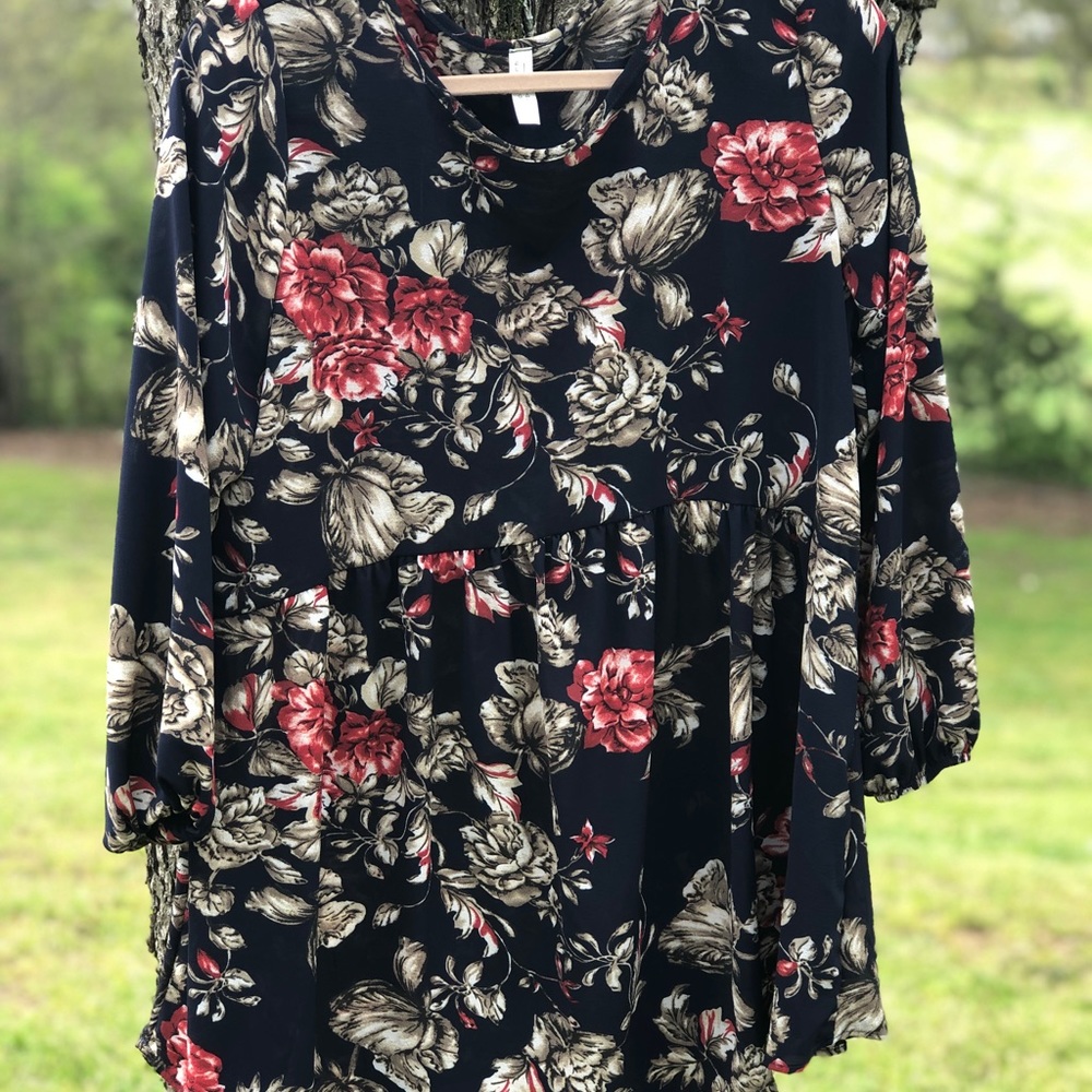 Flamingo Urban floral print blouse